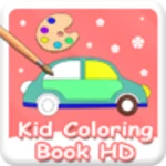 kid coloring book hd android application logo